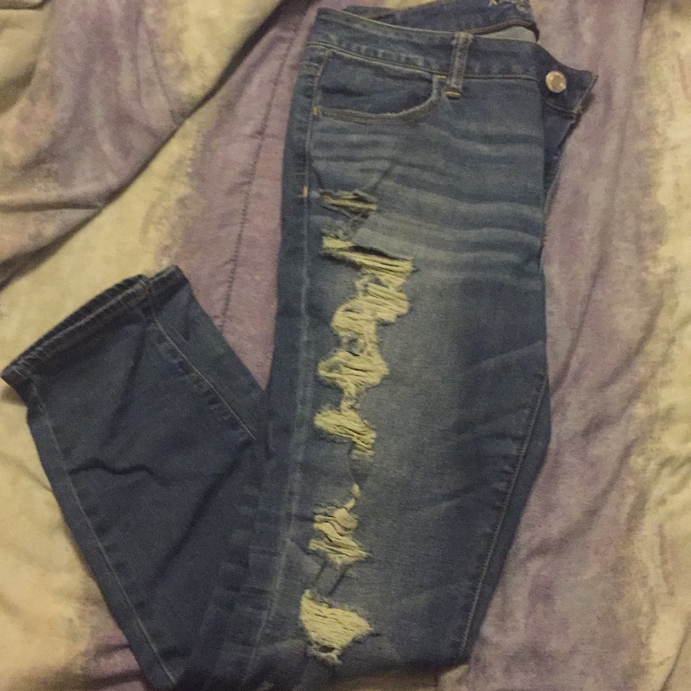 NWOT American Eagle Skinny Jeans size 14